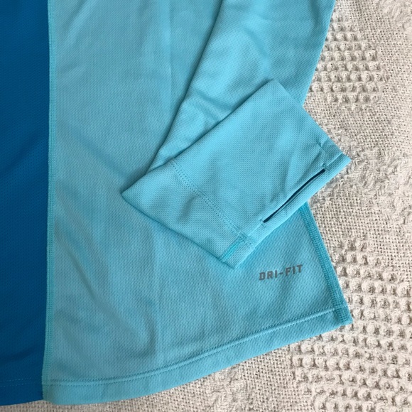 Nike Long Sleeve Colorblock Dri-Fit Running Top S - Picture 3 of 4